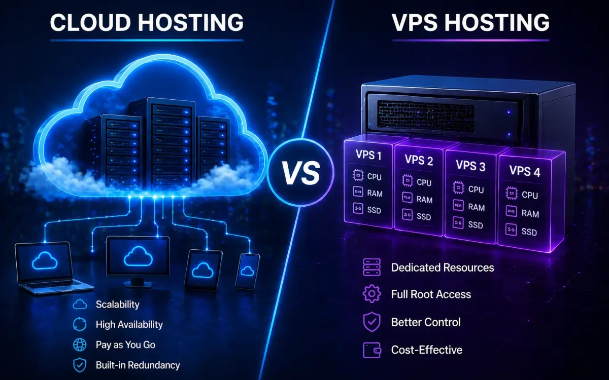 Cloud Hosting vs VPS Hosting: Which Is Better in 2026?