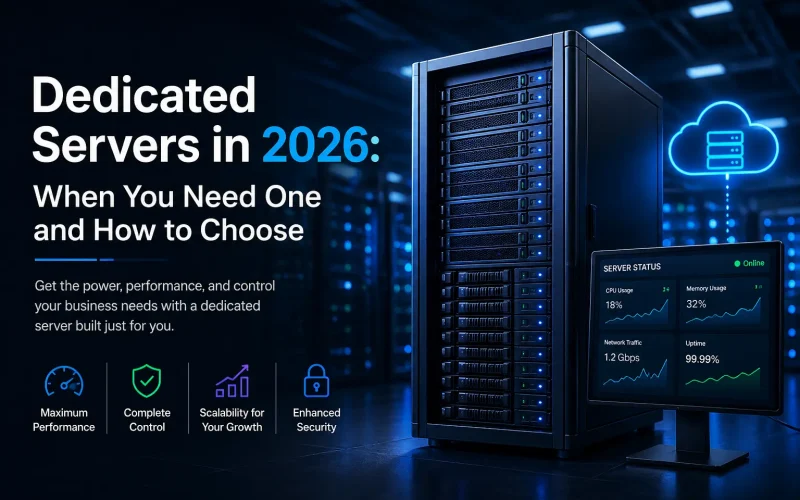 Dedicated Servers in 2026: When You Need One and How to Choose