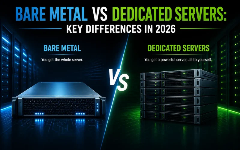 Bare Metal vs Dedicated Servers: Key Differences in 2026