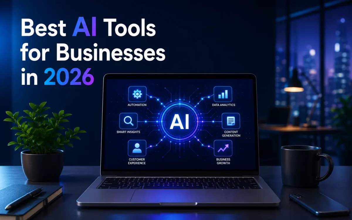 Best AI Tools for Businesses in 2026 – Complete Guide for Productivity and Automation