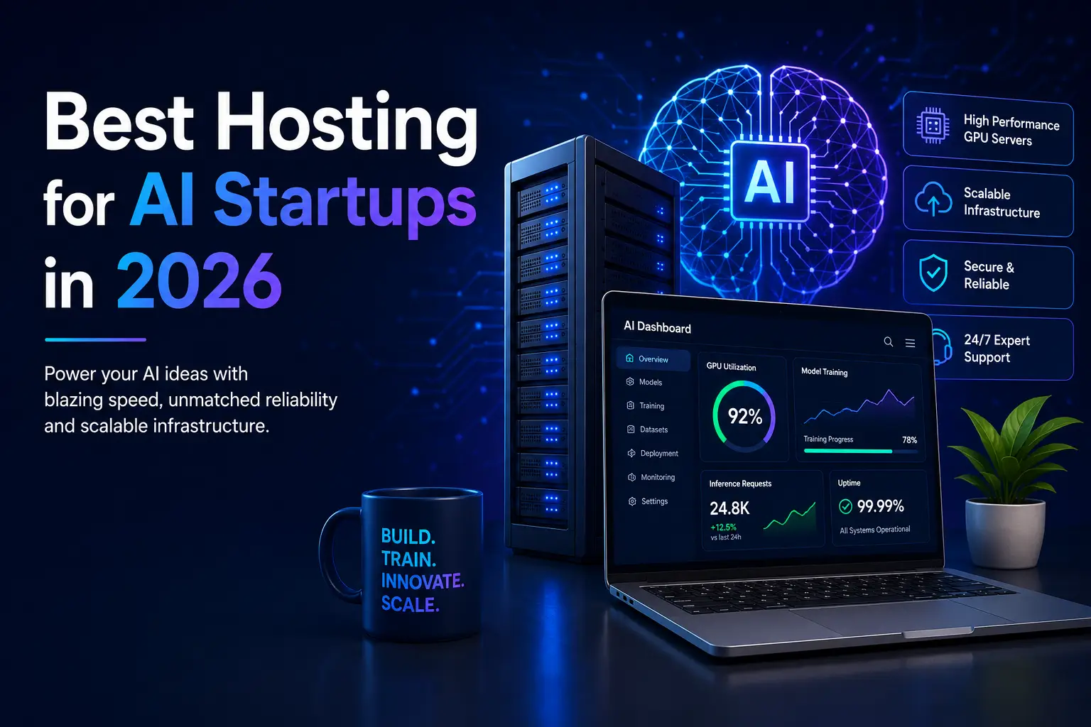 Best Hosting for AI Startups in 2026 – Complete… | UK Speed