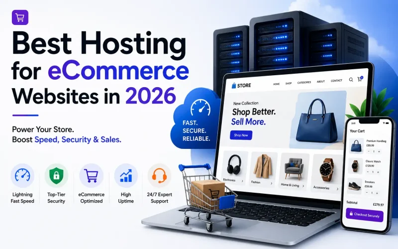 Best Hosting for eCommerce Websites in 2026 – Complete Guide to Fast, Secure, and Scalable Online Store Hosting
