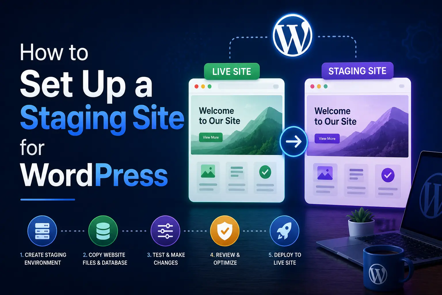 How to Set Up a Staging Site for WordPress | UK Speed