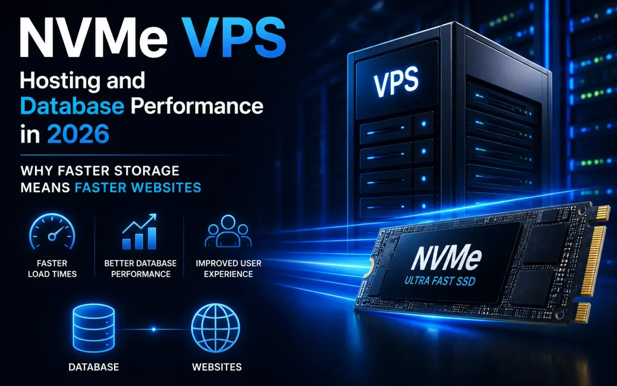 NVMe VPS Hosting and Database Performance in 2026 – Why Faster Storage Means Faster Websites