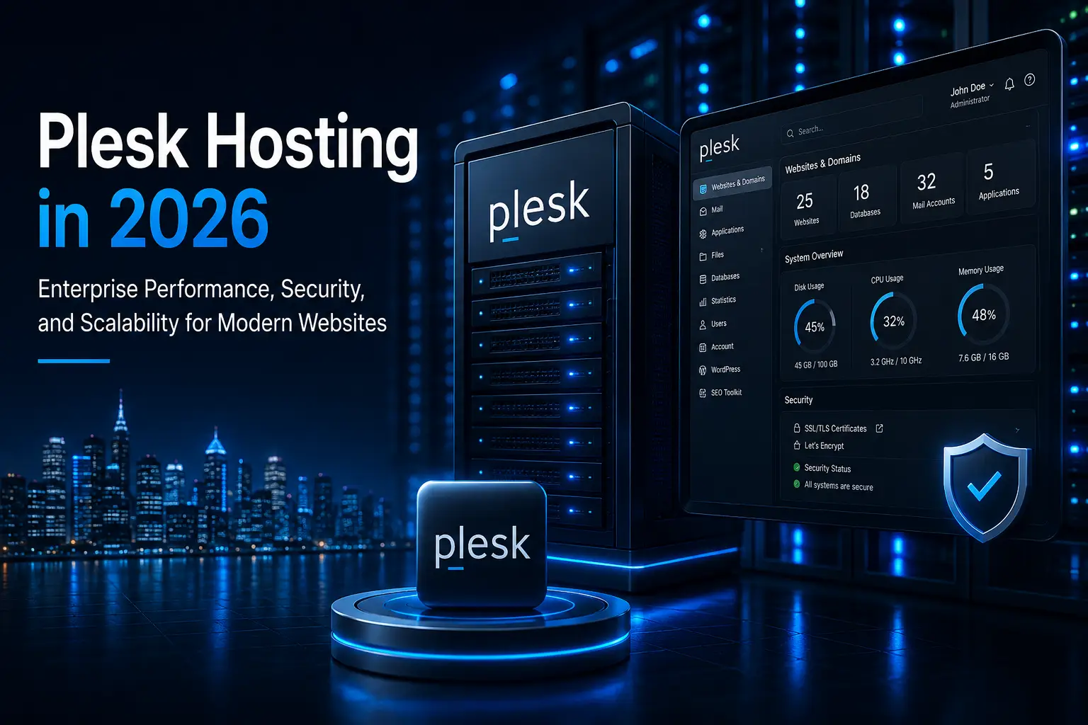 Plesk Hosting in 2026 – Enterprise Performance,… | UK Speed
