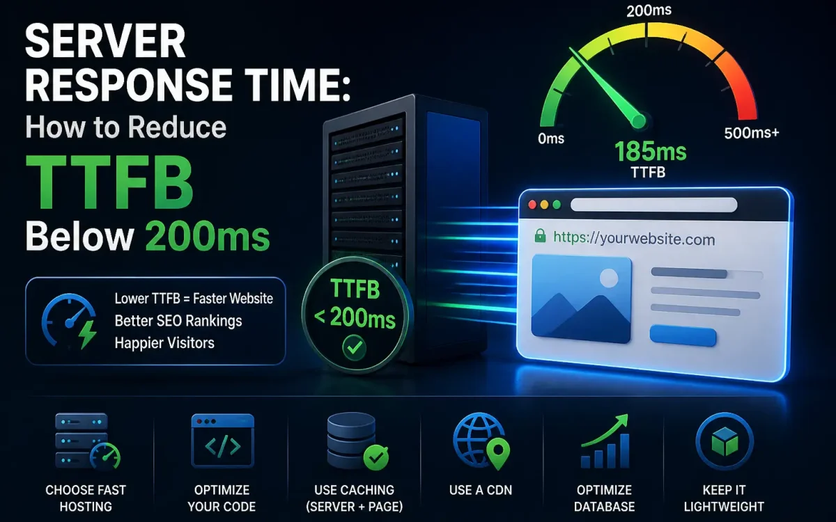Server Response Time: How to Reduce TTFB Below 200ms