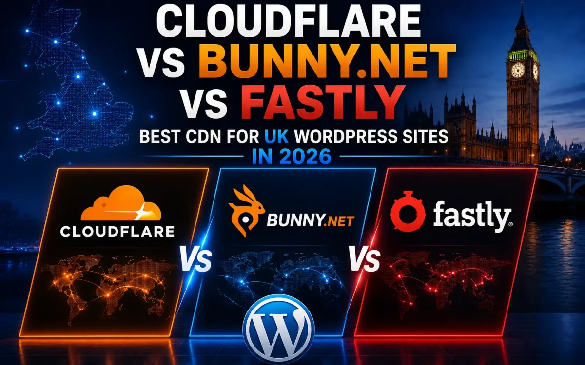 Cloudflare vs Bunny.net vs Fastly: Best CDN for UK WordPress Sites in 2026