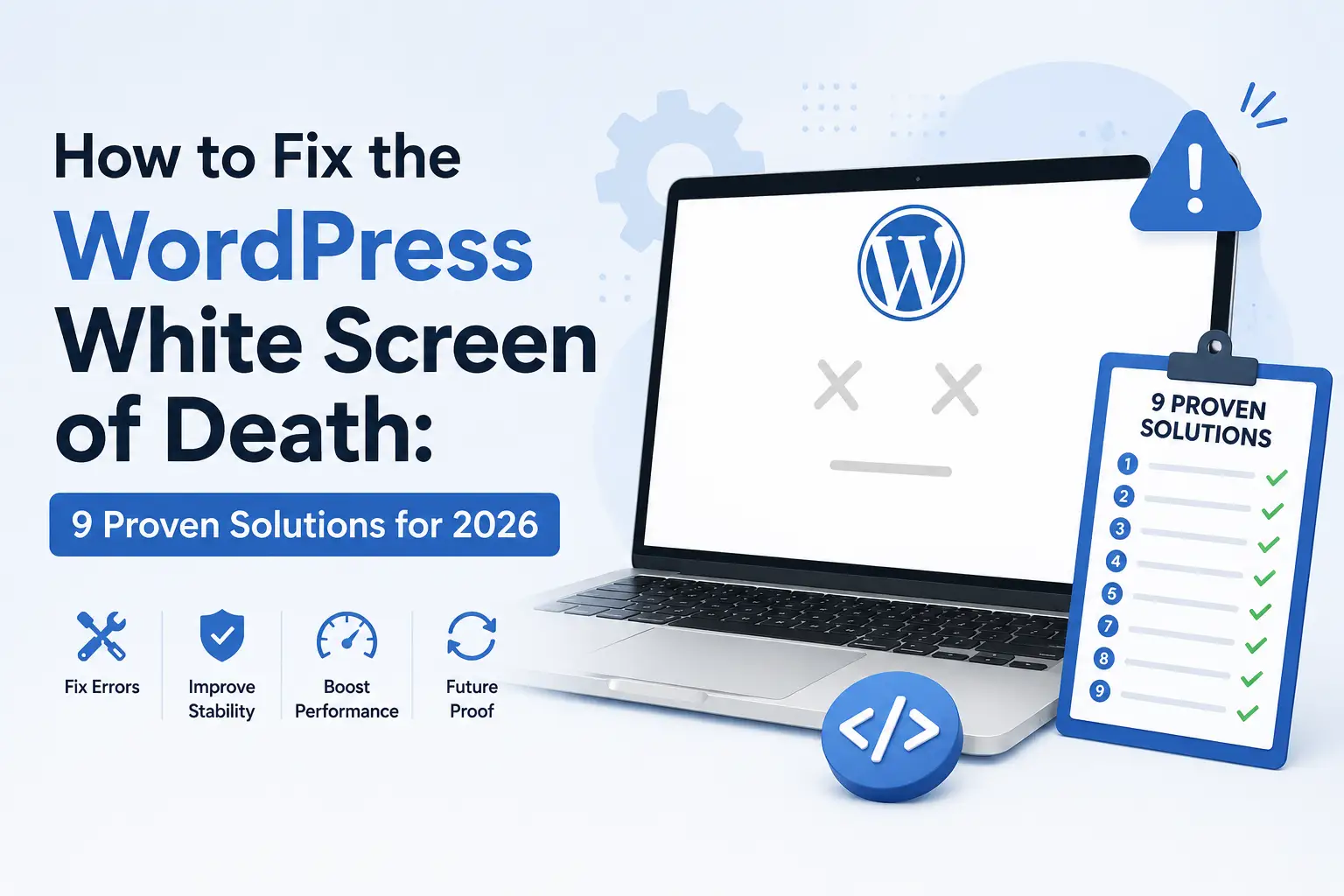 How to Fix the WordPress White Screen of Death:… | UK Speed