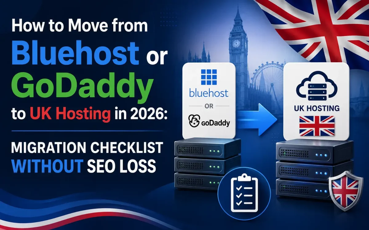 How to Move from Bluehost or GoDaddy to UK Hosting in 2026: Migration Checklist Without SEO Loss