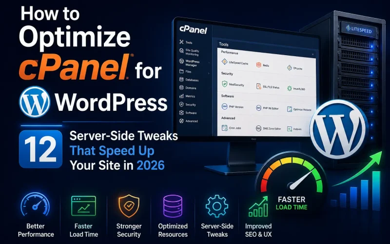 How to Optimize cPanel for WordPress: 12 Server-Side Tweaks That Speed Up Your Site in 2026