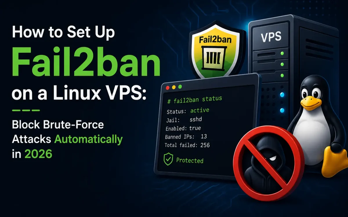 How to Set Up Fail2ban on a Linux VPS: Block Brute-Force Attacks Automatically in 2026