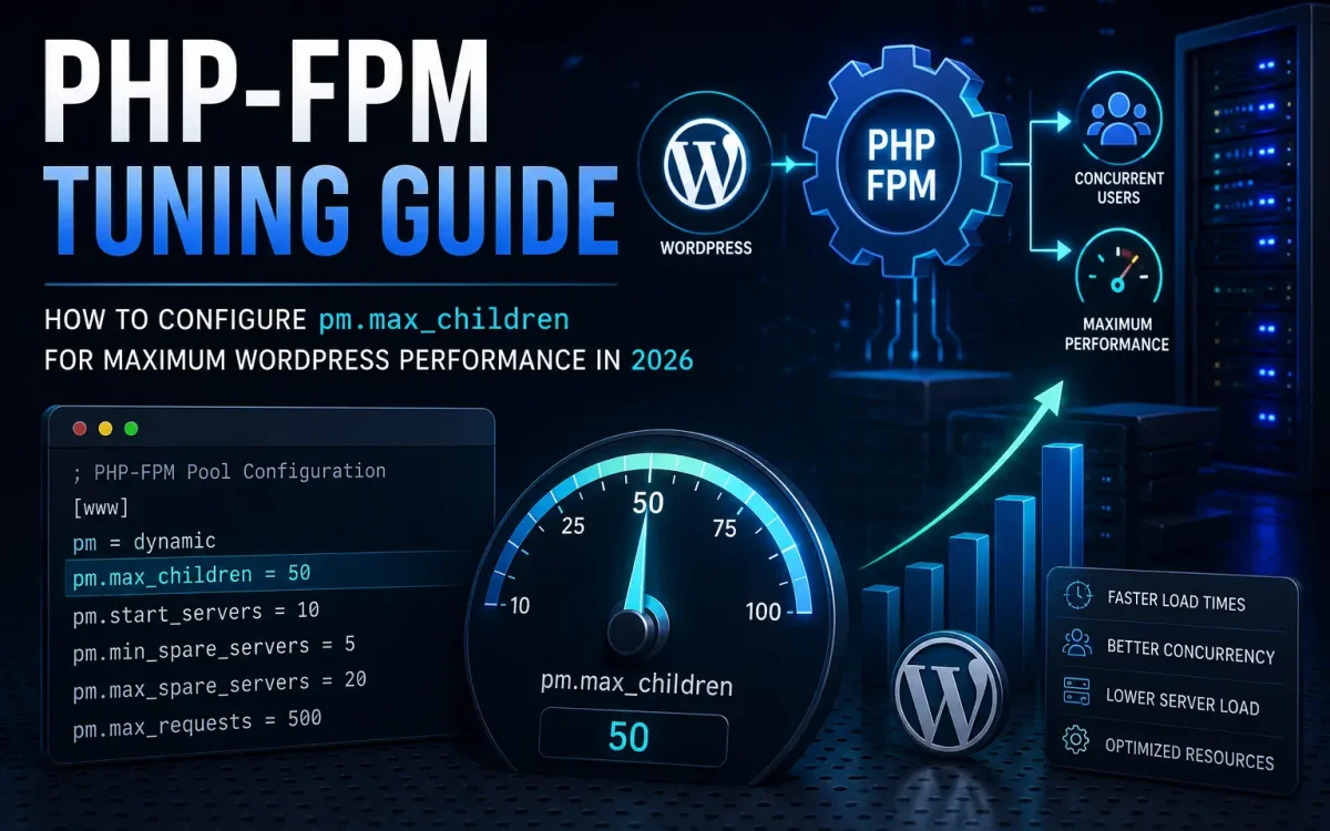 PHP-FPM Tuning Guide: How to Configure pm.max_children for Maximum WordPress Performance in 2026