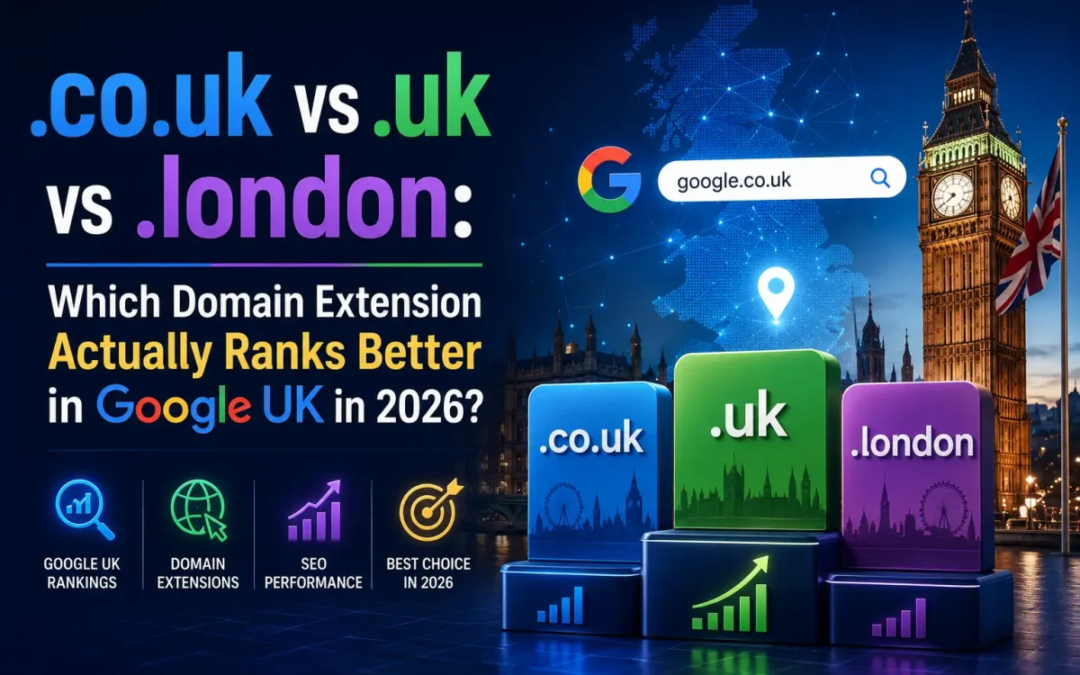 co.uk vs .uk vs .london: Which Domain Extension Actually Ranks Better in Google UK in 2026?