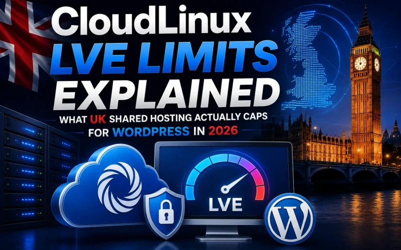 CloudLinux LVE Limits Explained: What UK Shared Hosting Actually Caps for WordPress in 2026