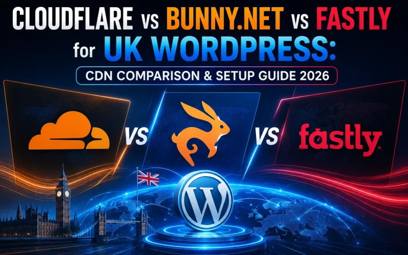 Cloudflare vs Bunny.net vs Fastly for UK WordPress: CDN Comparison & Setup Guide 2026