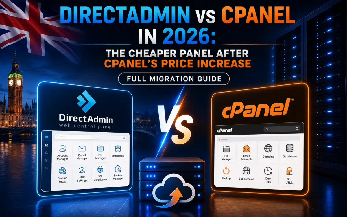 DirectAdmin vs cPanel in 2026: The Cheaper Panel After cPanel's Price Increase β Full Migration Guide