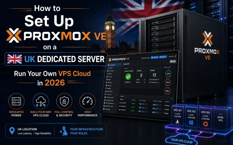 How to Set Up Proxmox VE on a UK Dedicated Server: Run Your Own VPS Cloud in 2026
