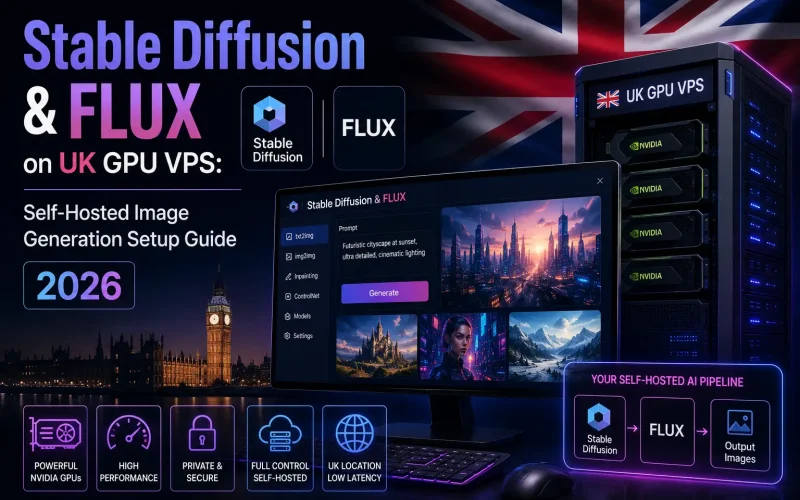 Stable Diffusion & FLUX on UK GPU VPS: Self-Hosted Image Generation Setup Guide 2026
