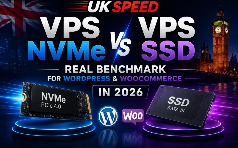 UK Speed VPS NVMe vs VPS SSD: Real Benchmark for WordPress & WooCommerce in 2026
