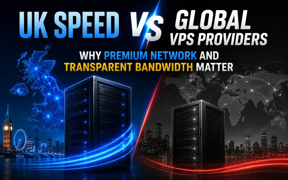UK Speed vs Global VPS Providers: Why Premium Network and Transparent Bandwidth Matter