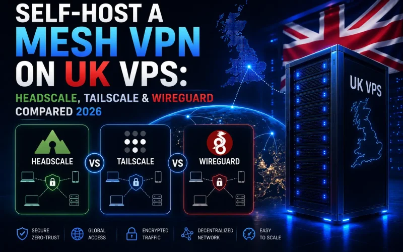 Self-Host a Mesh VPN on UK VPS: Headscale, Tailscale & WireGuard Compared 2026
