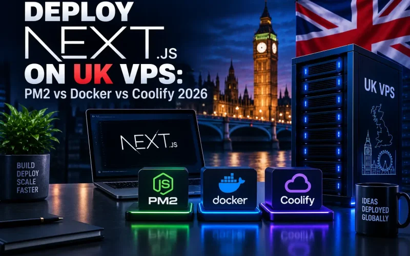 Deploy Next.js on UK VPS: PM2 vs Docker vs Coolify 2026