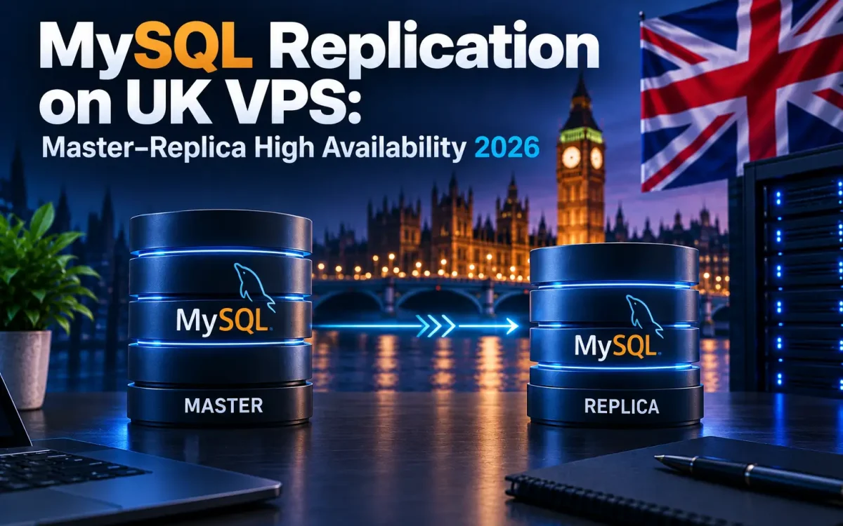 MySQL Replication on UK VPS: Master–Replica High Availability 2026