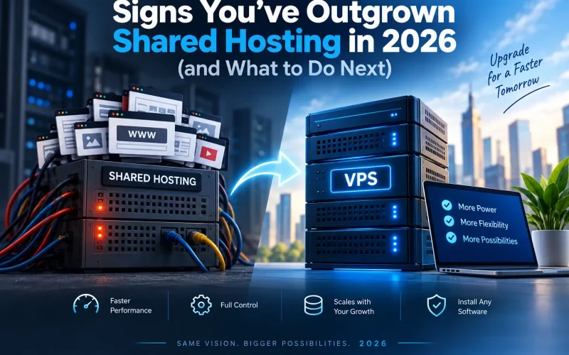 Signs You've Outgrown Shared Hosting in 2026 (and What to Do Next)