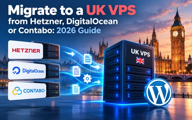 Migrate to a UK VPS from Hetzner, DigitalOcean or Contabo: 2026 Guide