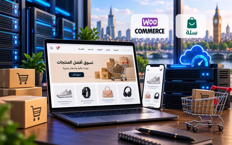 أفضل VPS لاستضافة متجر إلكتروني (ووكومرس/سلة) 2026
