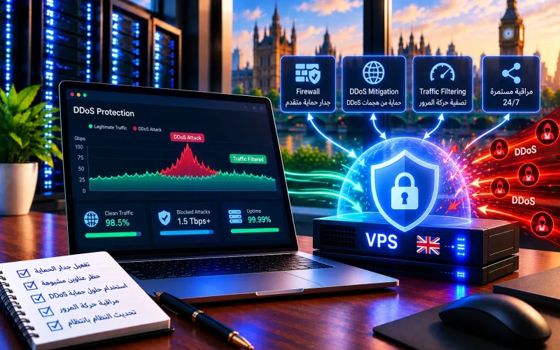 كيف تحمي VPS من هجمات DDoS 2026