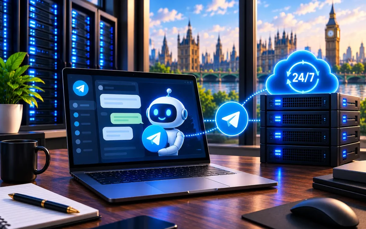 كيف تشغّل بوت تيليجرام على VPS يعمل 24/7 (2026)