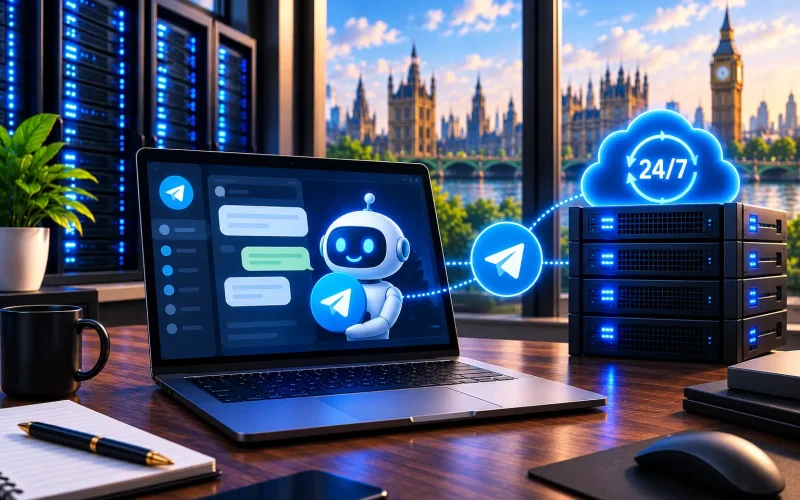كيف تشغّل بوت تيليجرام على VPS يعمل 24/7 (2026)