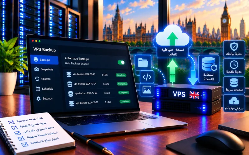 كيف تعمل نسخة احتياطية للـ VPS وتستعيدها 2026
